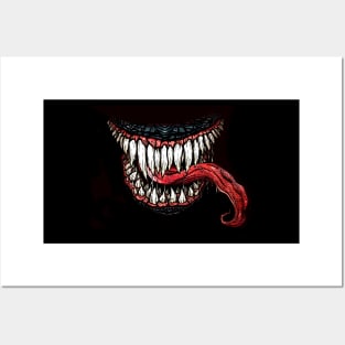 Devilish smile Posters and Art